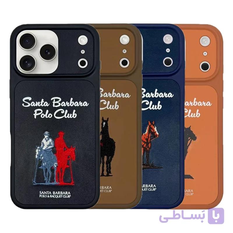 کاور چرمی Santa Barbara Polo مدل Questa مناسب برای iPhone 17 Pro — تصویر 1