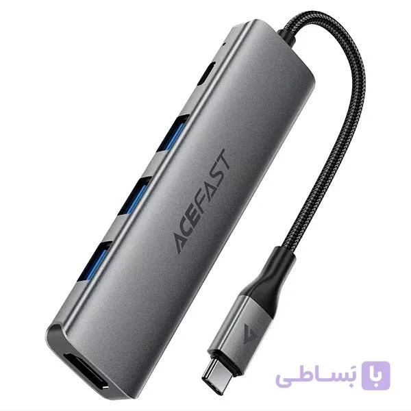 هاب 5 پورت تایپ سی ایس فست ACEFAST J16 — تصویر 1