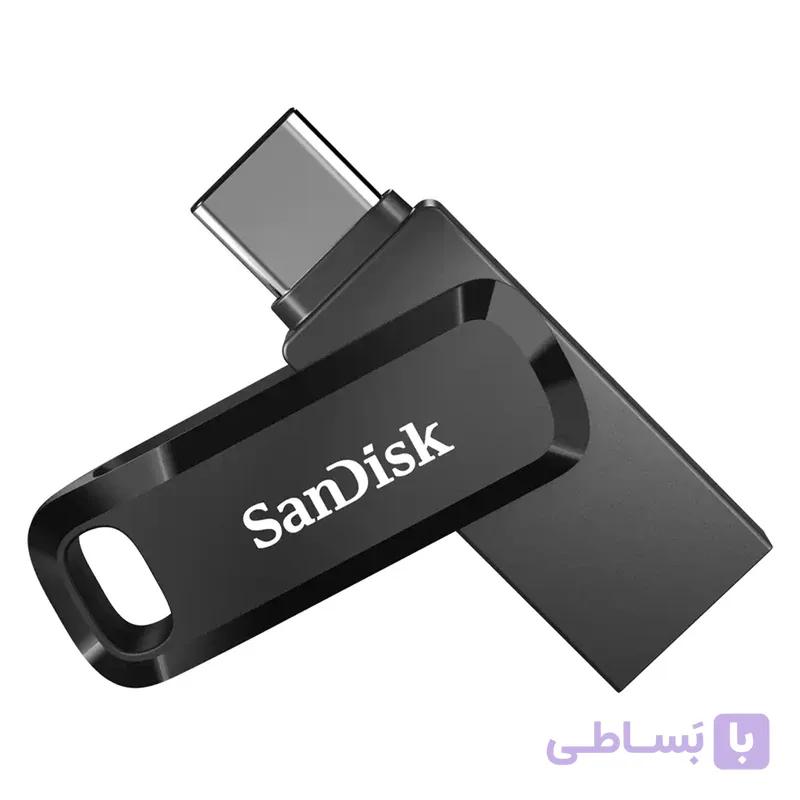 فلش مموری سن‌دیسک مدل (Ultra Dual Drive Go) ظرفیت 64 گیگابایت — تصویر 1