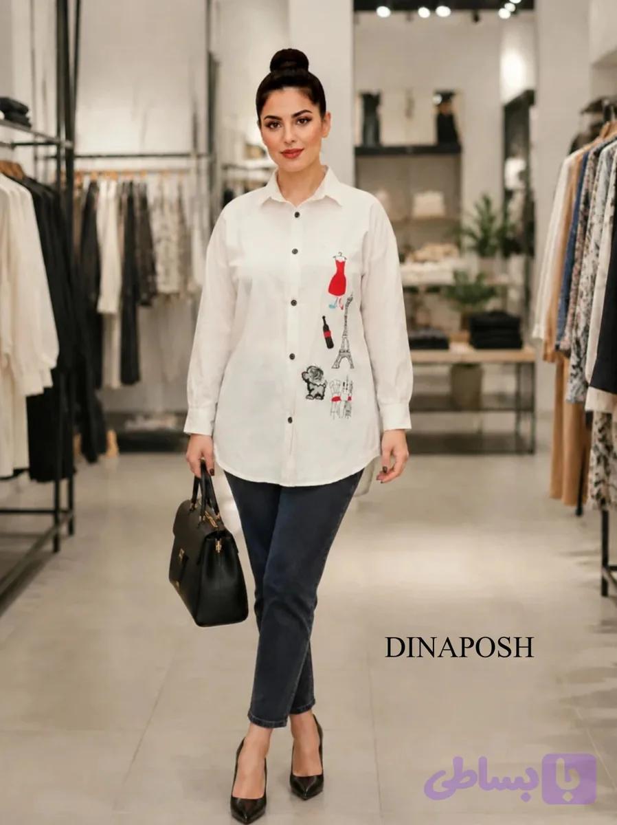 شومیز لنین گلدوزی کد ۱۱۵