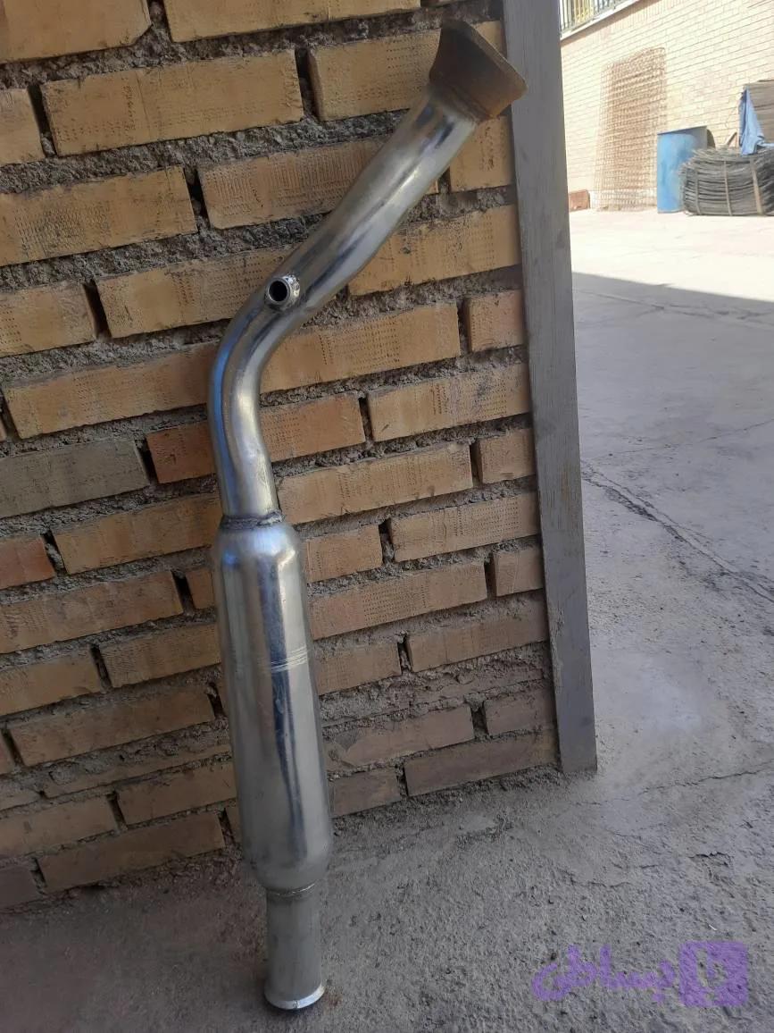 گلویی اگزوز پژو کپسولی یورو ۲ برند نوین اگزوز