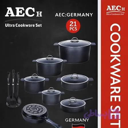 سرویس قابلمه و تابه چدن 21 پارچه AEC