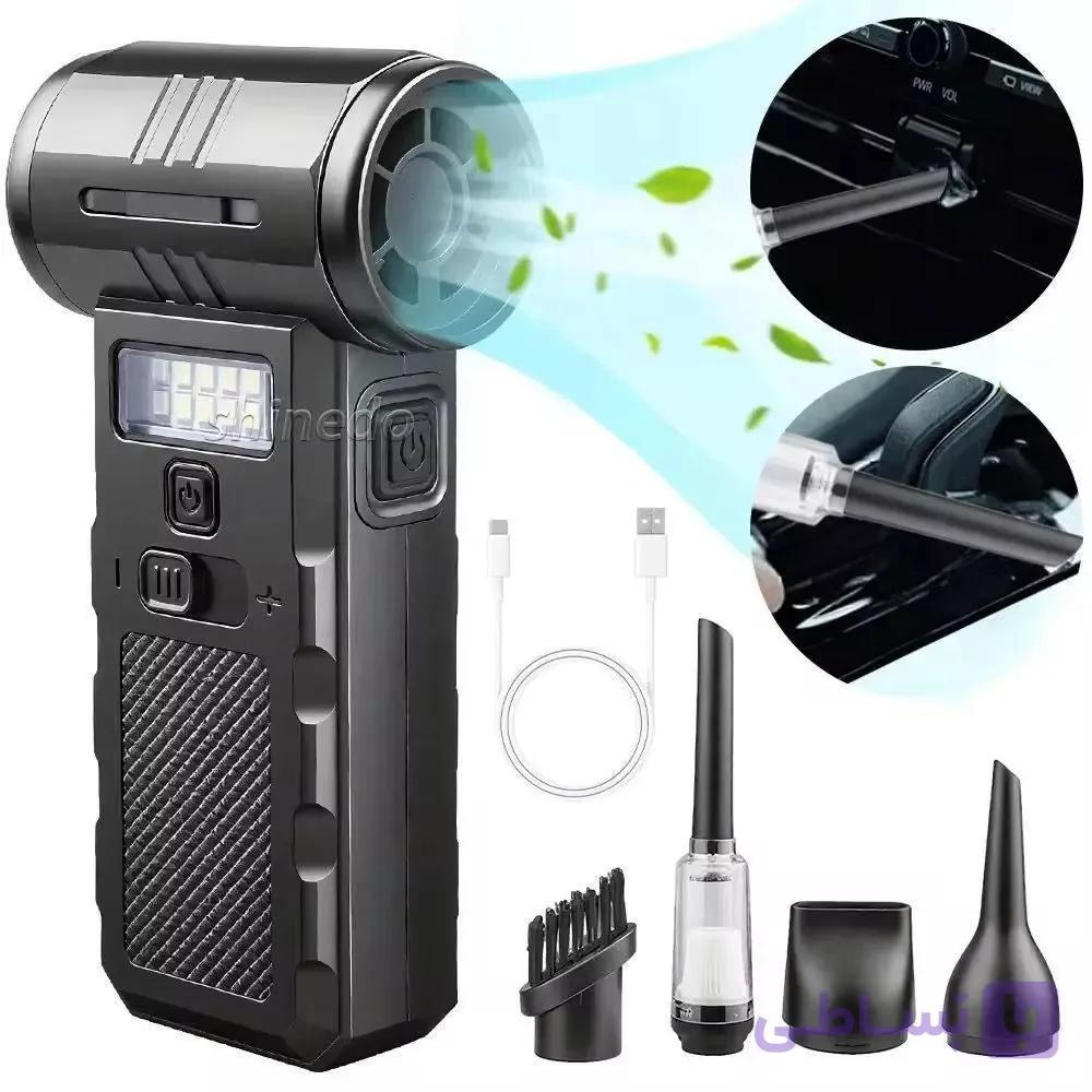 خرید جت فن شارژی ویولنت F028 | دمنده و مکنده قدرتمند قابل حمل — تصویر 1