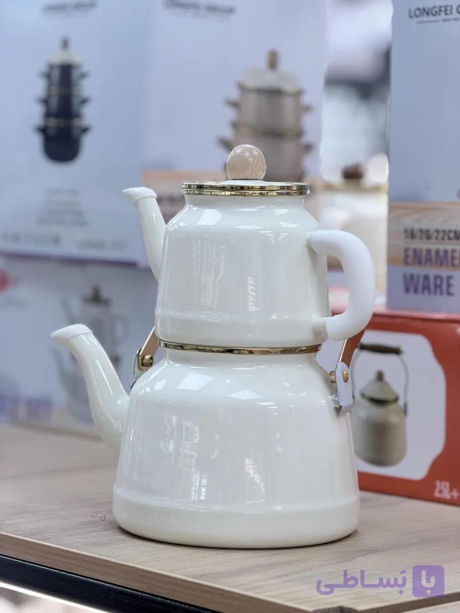 ست کتری و قوری شیری