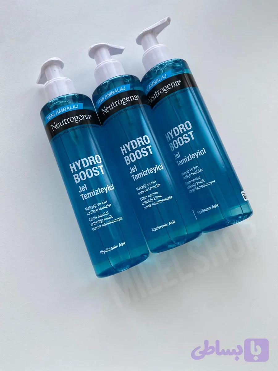 ژل شست و شوی صورت نوتروژینا مدل Hydro Boost مناسب انوع پوست حجم 200 میل