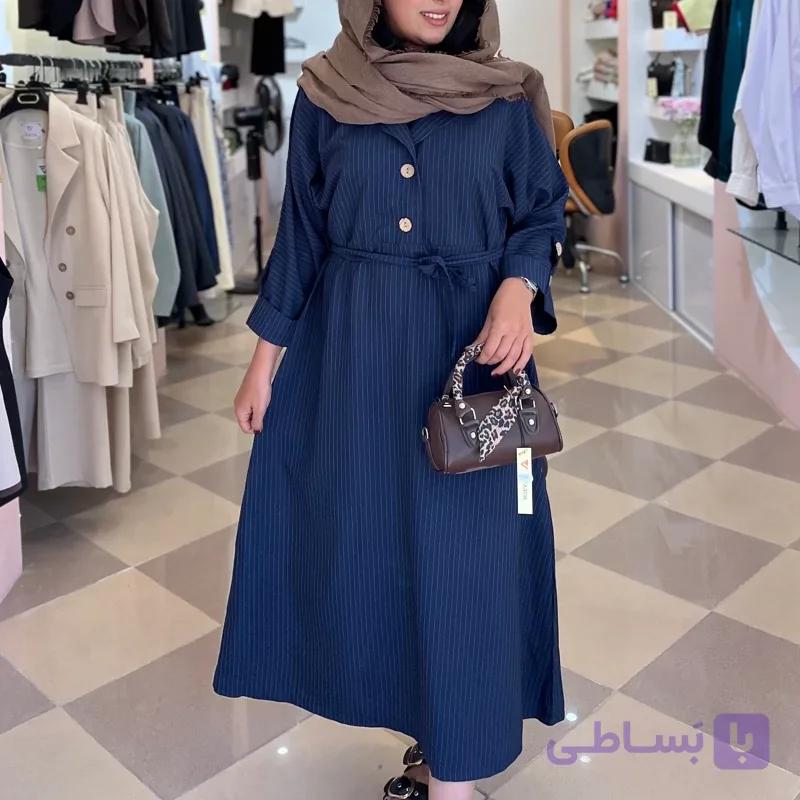 مانتو کفتان زنانه ، پیراهن راه راه
