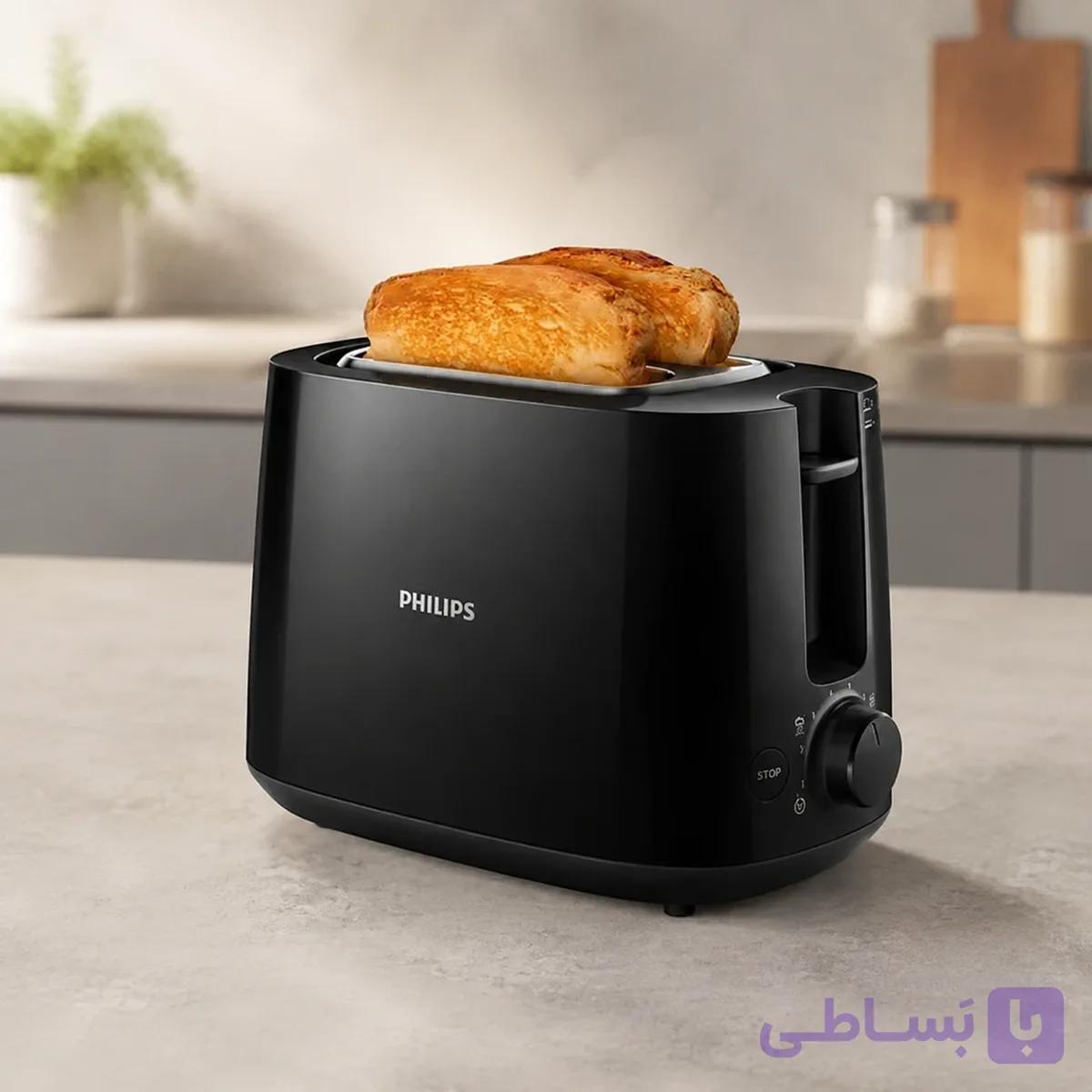 توستر نان فیلیپس مدل HD2510 — تصویر 1