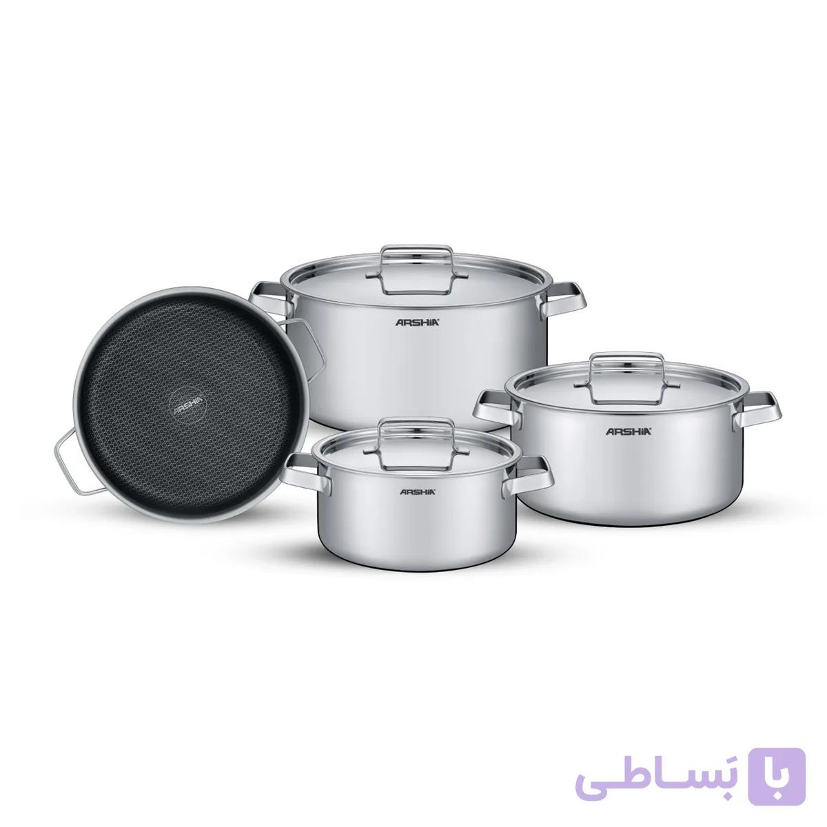 سرویس قابلمه لیزری عرشیا مدلSS272-3714 — تصویر 1