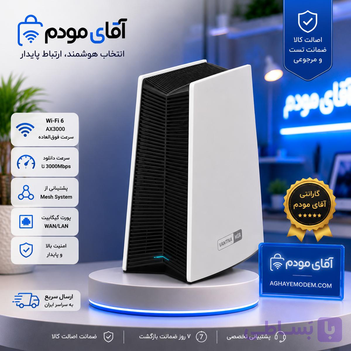 مودم وانتیوا مدل MGA5331 h استوک گرید A مشابه نو درجه یک