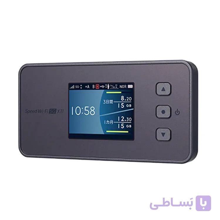 مودم جیبی برند یو کیو(UQ) مدل Speed Wi-Fi 5G X11 استوک بسیار تمیز