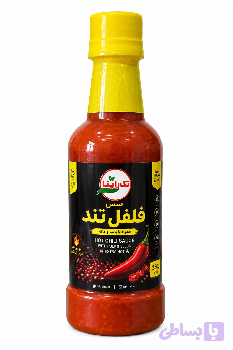 سس فلفل تند و چیلی تک راینا ۲۵۰ گرمی
