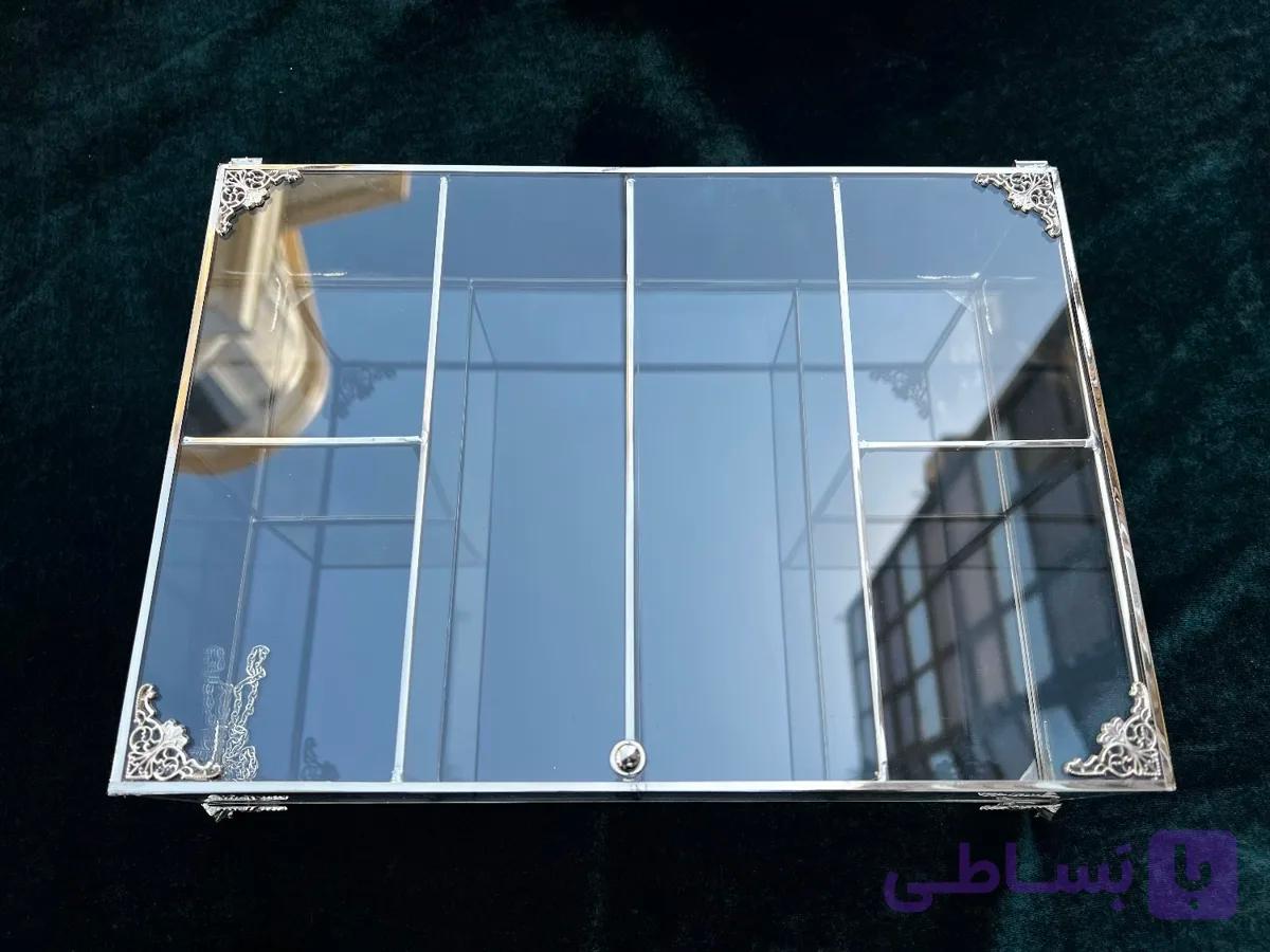 باکس/ تی‌بگ شیشه ای ۶ خانه