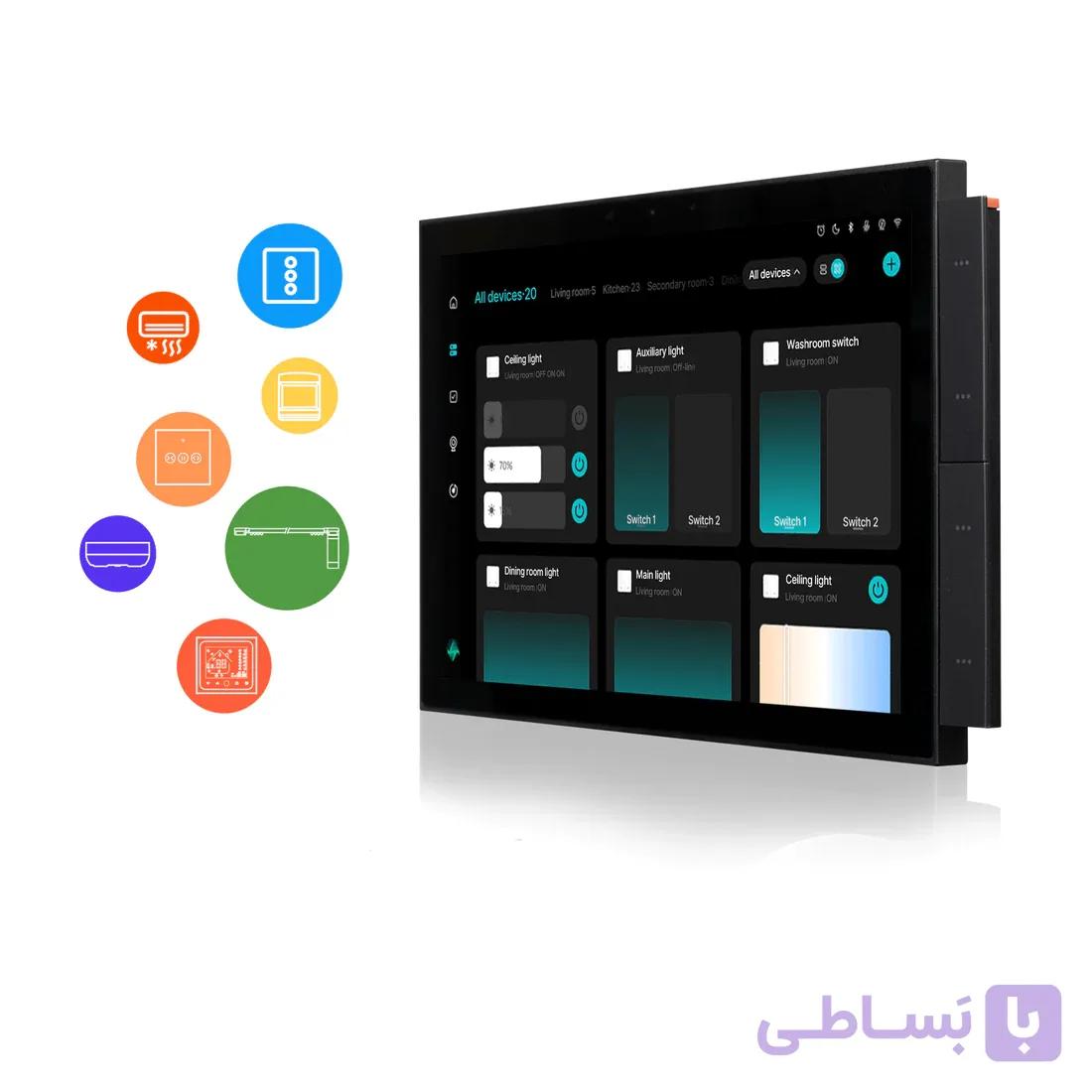 تاچ پنل و کنترلر مرکزی هوشمند MOES مدل ۸ اینچ — تصویر 1