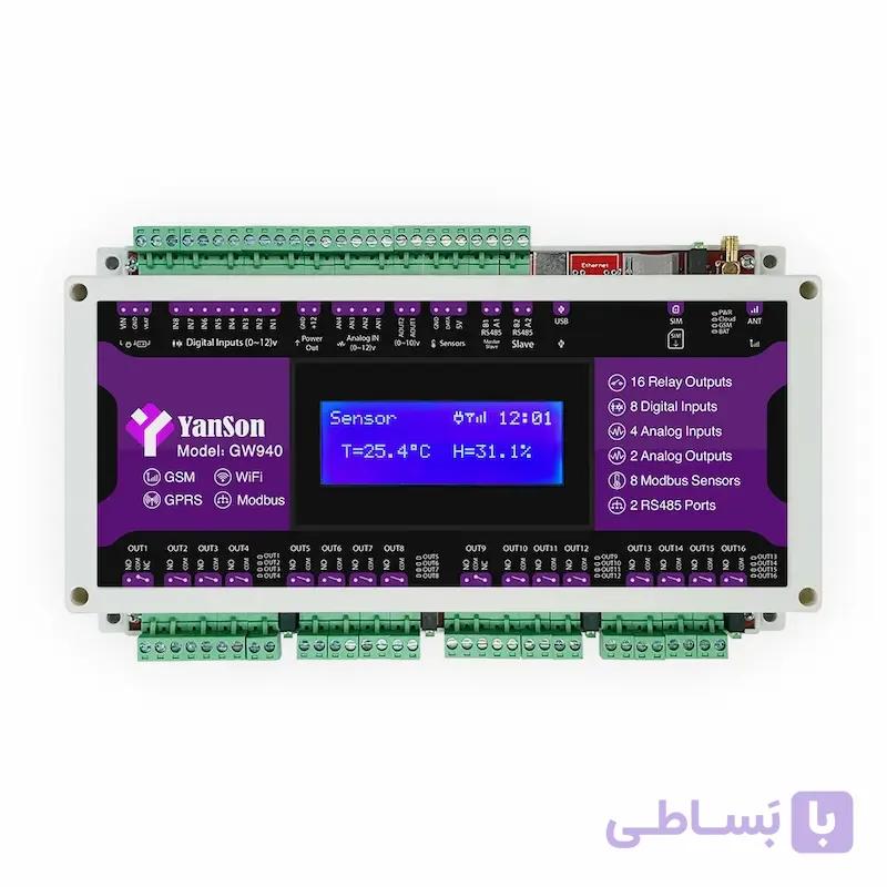 کنترلر پیامکی سیمکارتی هوشمند ۱۶ کانال YanSon مدل GW940