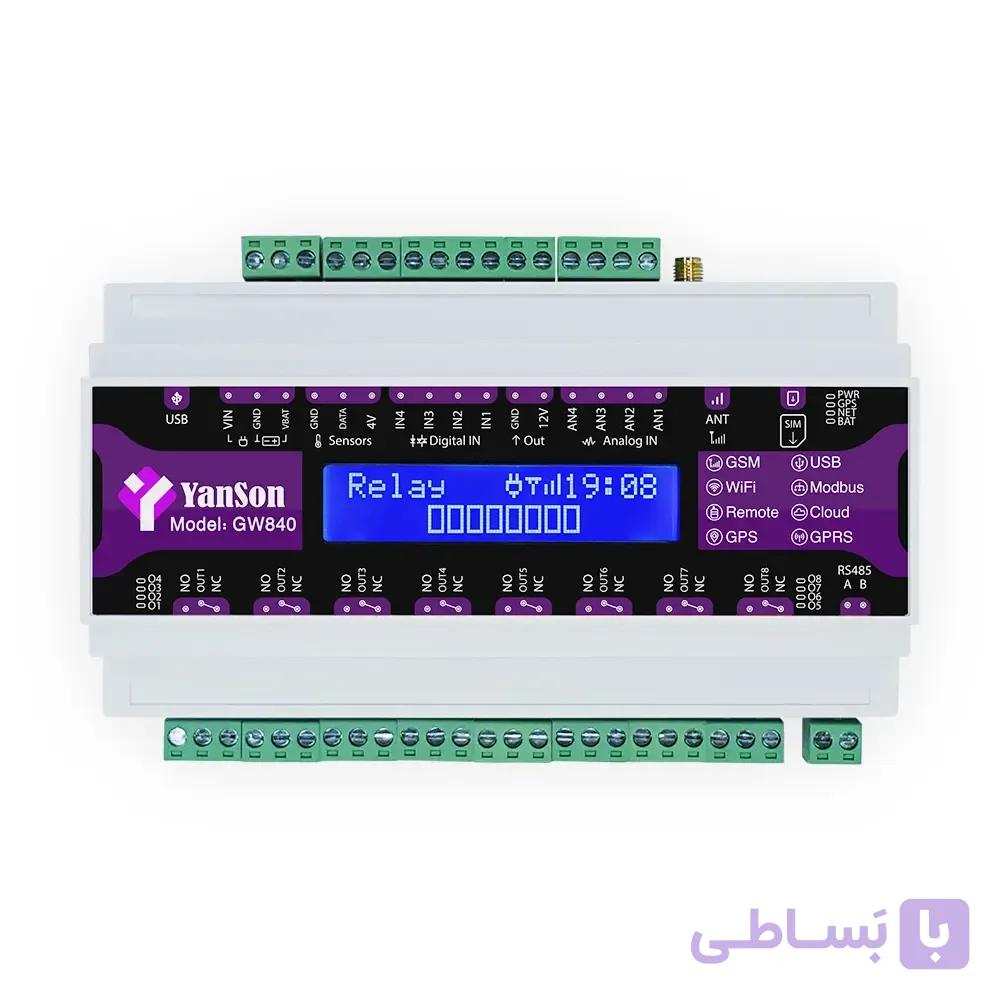 کنترلر پیامکی سیمکارتی هوشمند هشت کانال YanSon مدل GW840