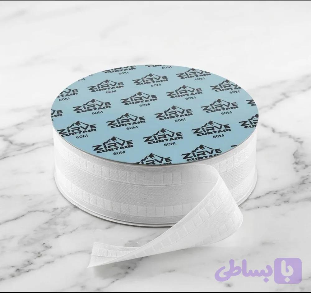 نوار پرده مینیمال شیشه ای ترک عرض 8 سانتی متر
