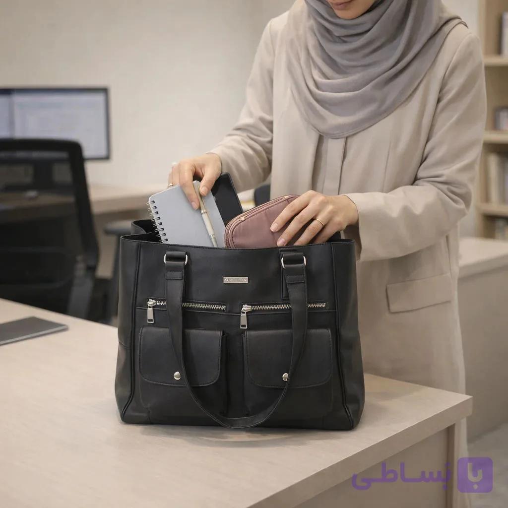 کیف اداری دانشجویی زنانه کد yar454 ضمانت اصالت کالا