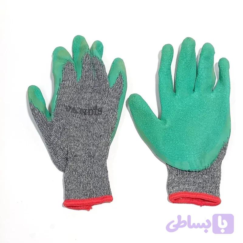 دستکش ضد برش سبز عمده (12 عددی)