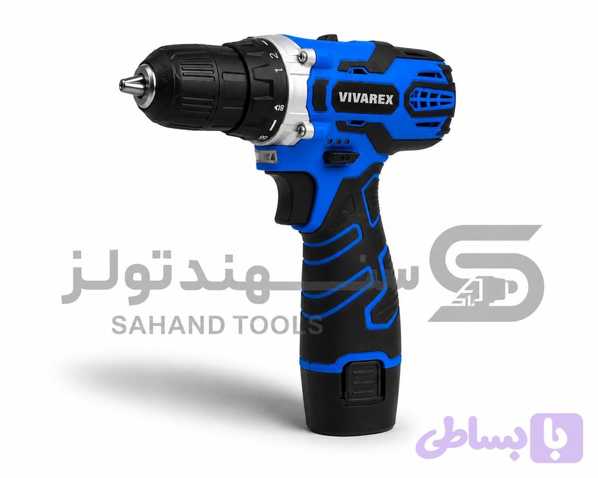 دریل شارژی ۱۲ ولت ویوارکس مدل VR 12V-1C تک باطری