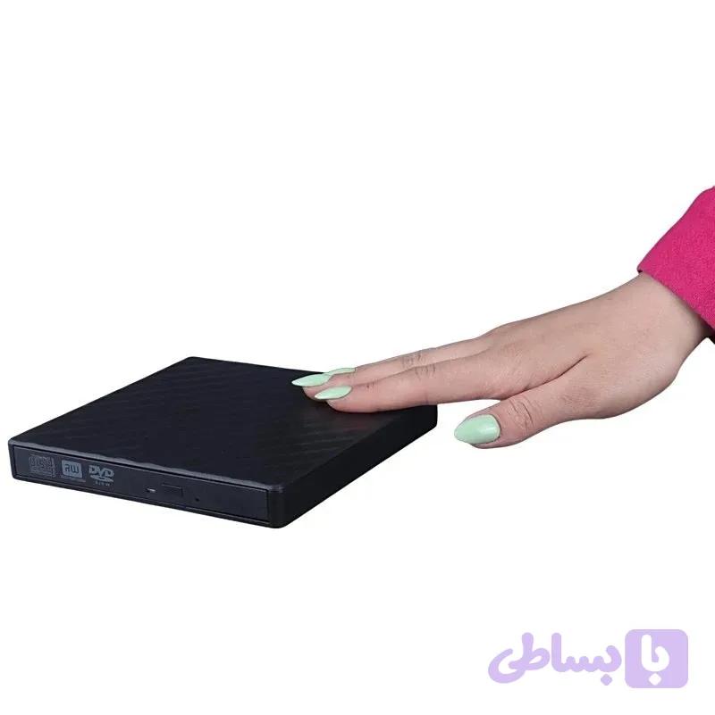 DVD رایتر اکسترنال اولترا تین Ultra Thin ECD829 Type-C / USB3.0 — تصویر 1