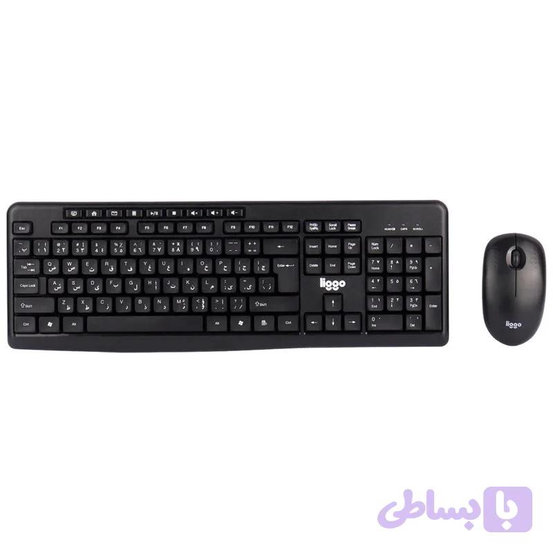 کیبورد و ماوس بی سیم لیگو مدلKW807 — تصویر 1