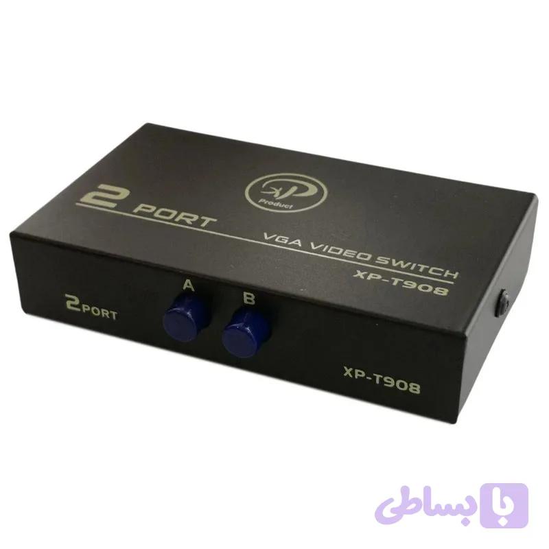 سوییچ دو پورت VGA ایکس پی پروداکت مدل T908 — تصویر 1