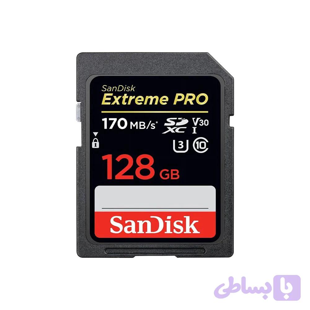 کارت حافظه اکستریم پرو ۱۲۸ گیگابایت SDXC UHS-I — تصویر 1