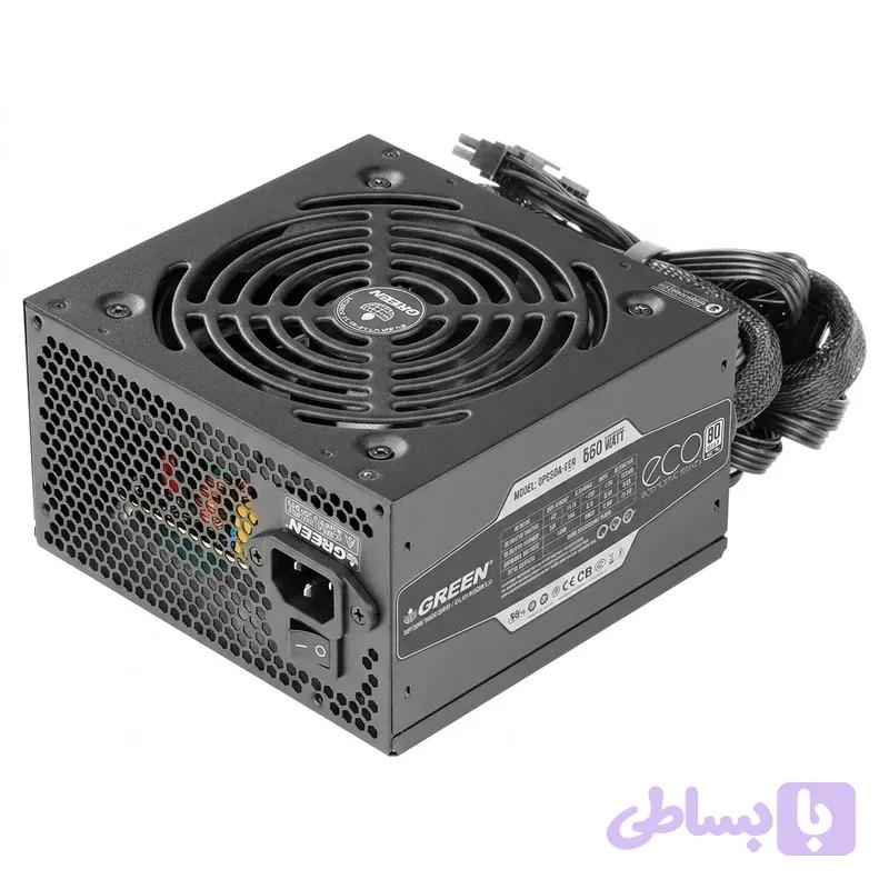 منبع تغذیه کامپیوتر گرین مدل GP550A-ECO Rev3.1