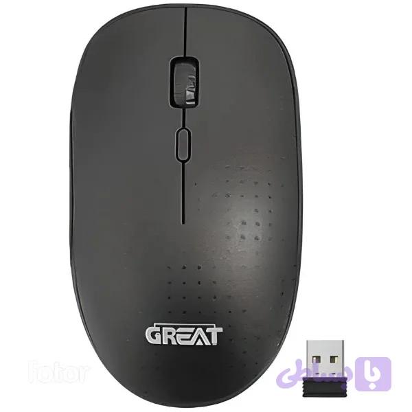 ماوس بی سیم گریت مدل Great GR-870 — تصویر 1