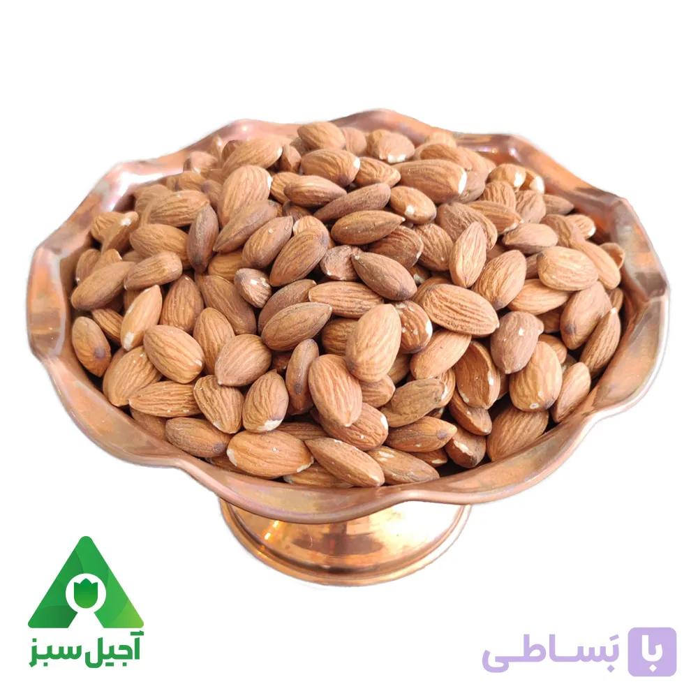 خرید مغز بادام درختی خام آجیل سبز — تصویر 1
