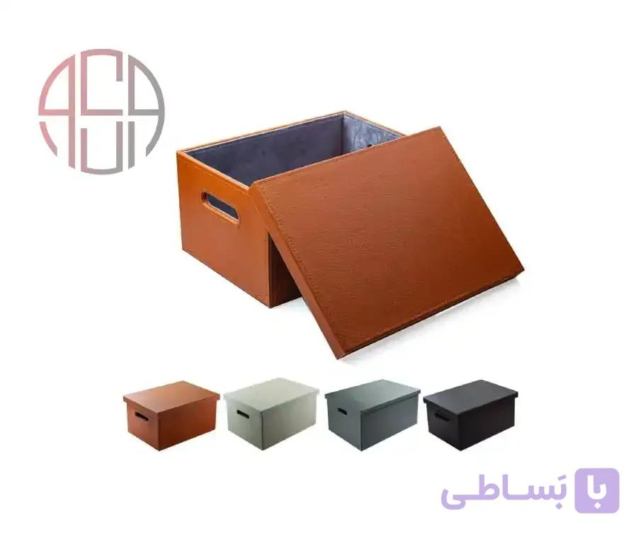 باکس نظم‌دهنده چرمی ملونی (Melloni) سایز کوچک کد 8062