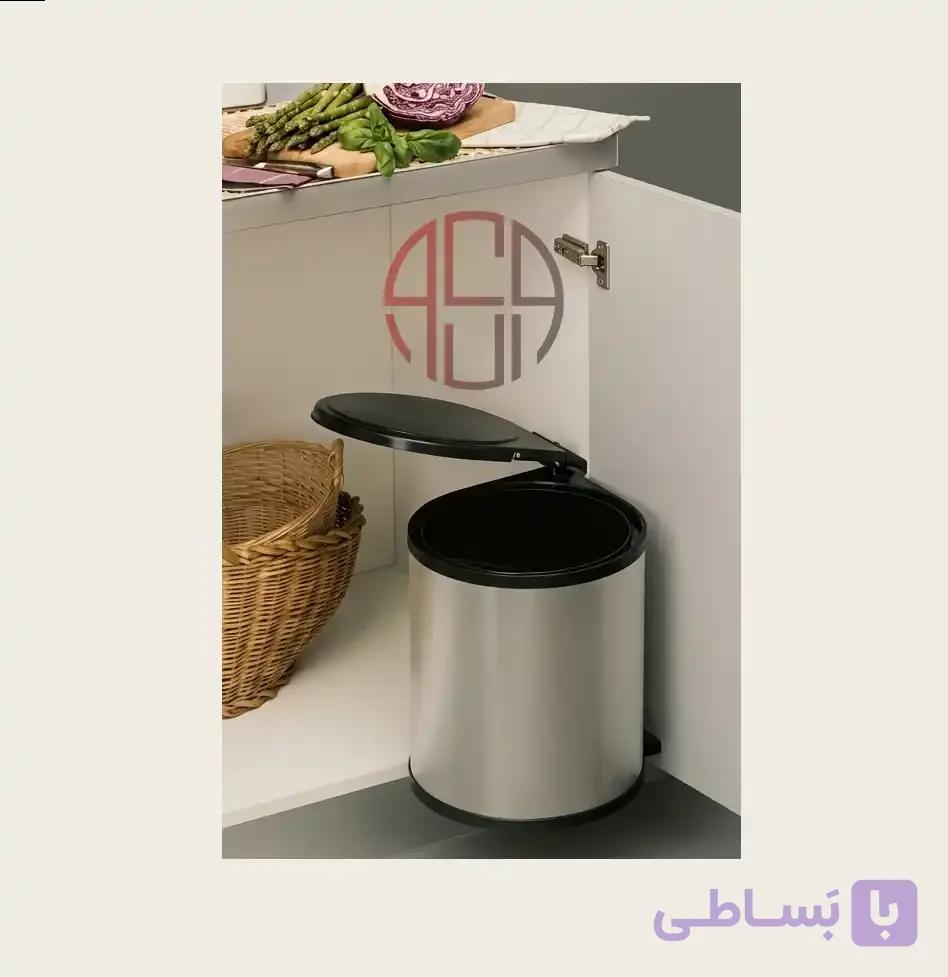 سطل زباله توکار رومانا پلاستیک ایتالیا کد 276