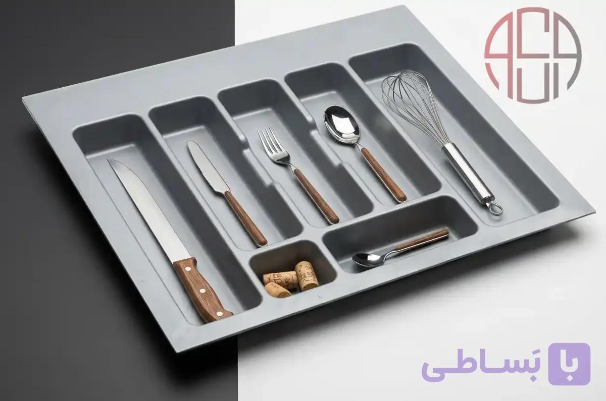 جای کارد و چنگال رومانا پلاستیک ایتالیا طرح قدیم کدهای 773 – 776 — تصویر 1