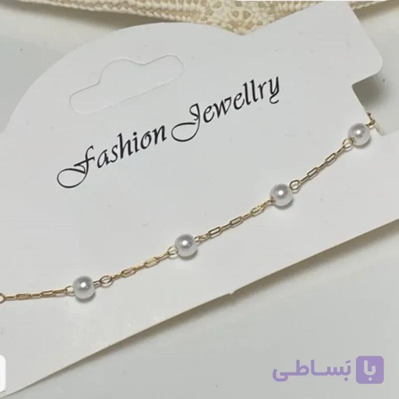 دستبند و پابند استیل مروارید