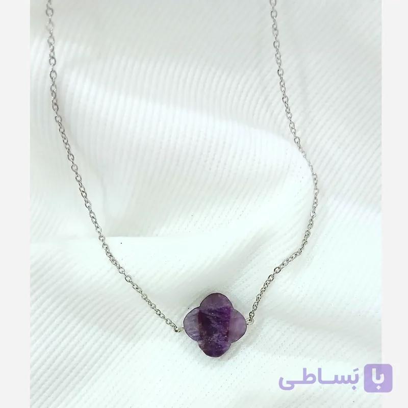گردنبند سنگ آمیتیست ونکلیف