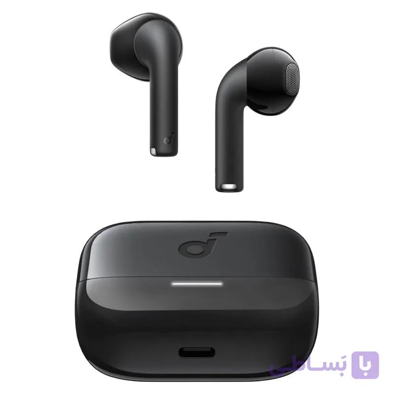 هدفون بلوتوثی انکر مدل Soundcore K20i با نویز کنسلینگ میکروفون (ENC)، درگاه شارژ USB Type-C، دارای کنترل لمسی، مقاوم در برابر پاشش آب با استاندارد — تصویر 1