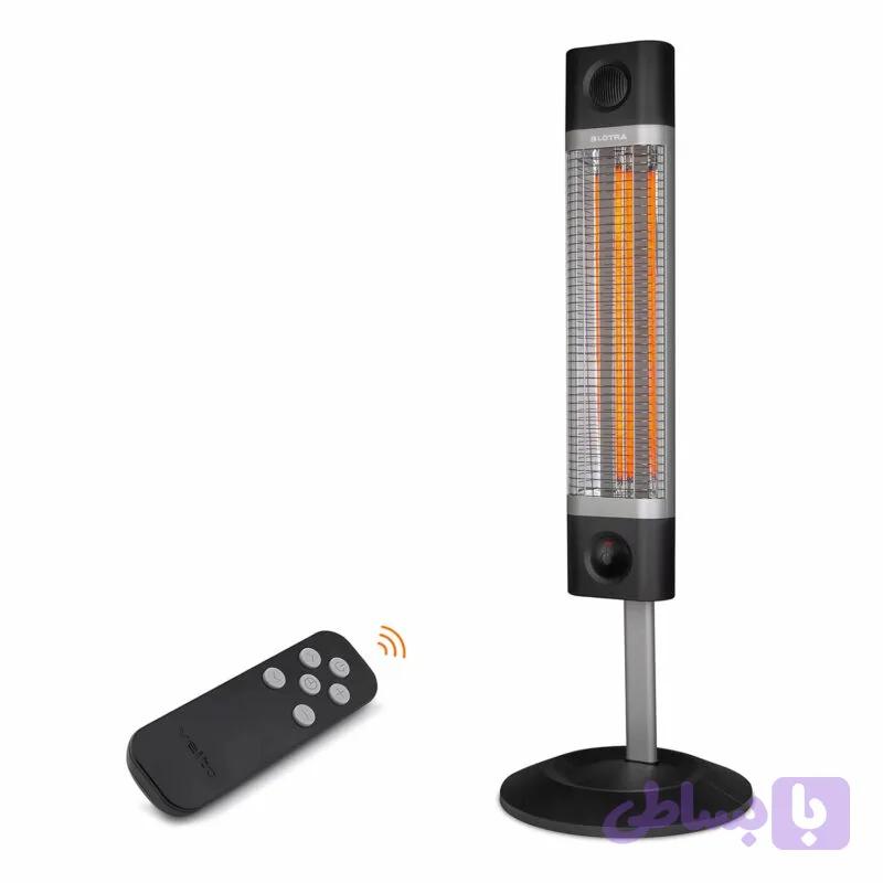 هیتر تابشی برقی ایستاده لوترا Lotra مدل CH2500RE سیلور — تصویر 1