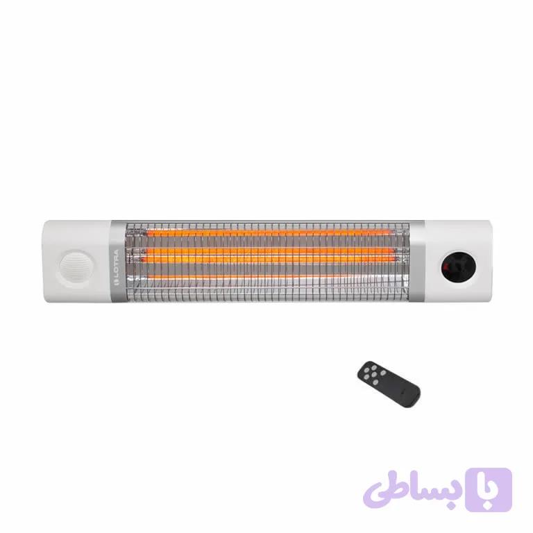بخاری برقی تابشی لوترا Lotra مدل CH2500RW نقره ای — تصویر 1
