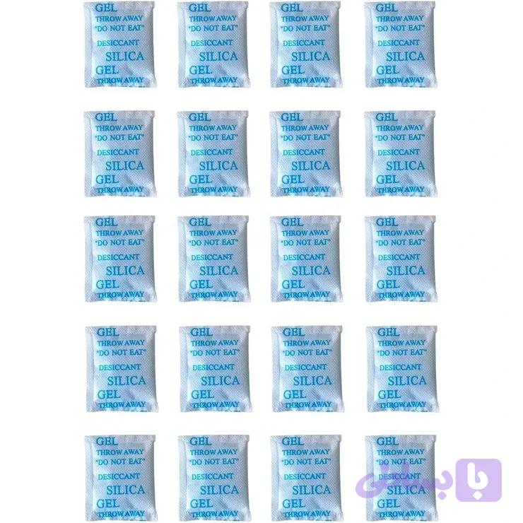 رطوبت گیر سیلیکاژل مدل RH4 وزن 1 گرم بسته 20 عددی
