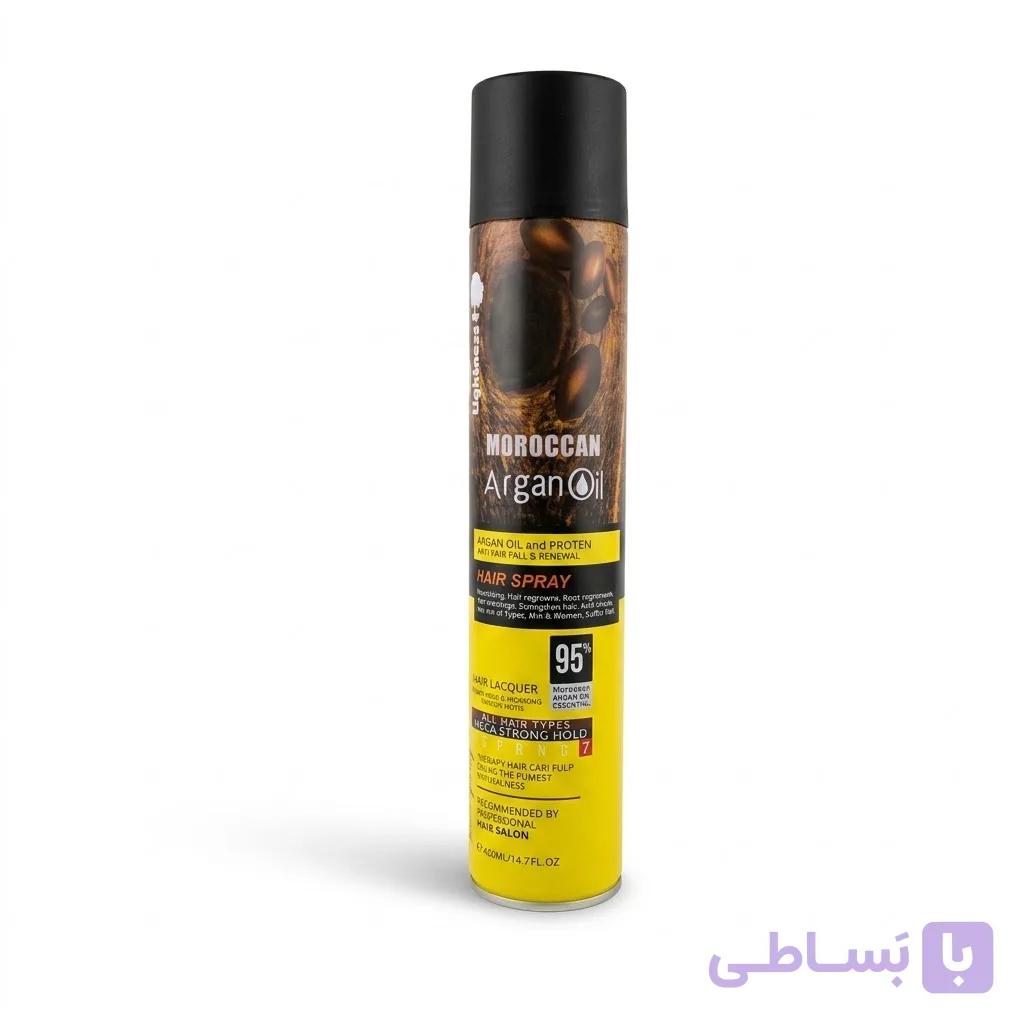 تافت مو آرگان لایتنس درجه 7 حجم 420 میلی‌لیتر — تصویر 1
