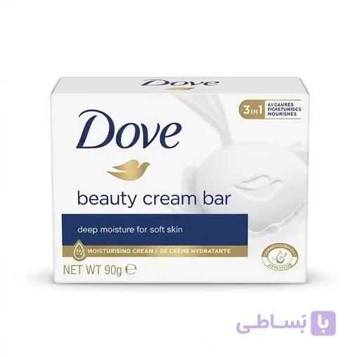 صابون سفید داو Beauty Bar 90 گرم ساخت آلمان — تصویر 1