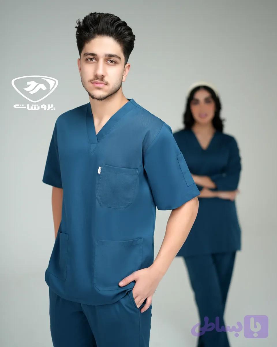 روپوش پزشکی مدل دارمان — تصویر 1