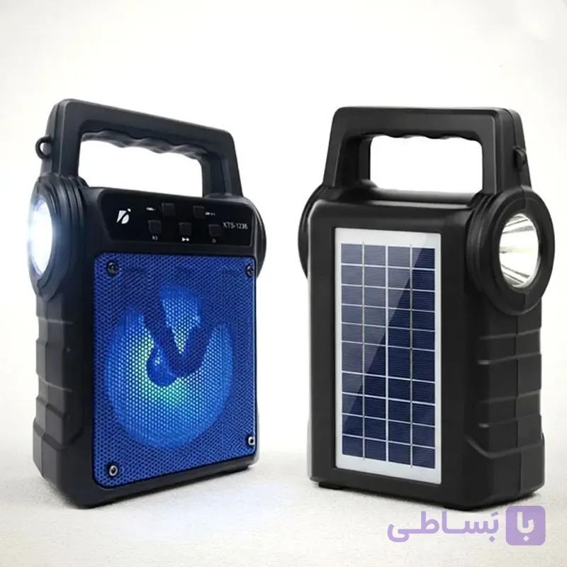 اسپیکر بلوتوثی چراغ قوه دار قابل حمل مدل KTS-1706 — تصویر 1