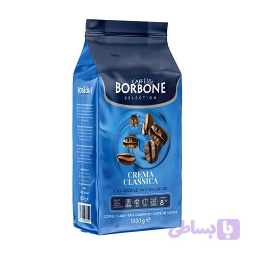 دانه قهوه بوربن مدل کرما کلاسیکااصل 1 کیلویی