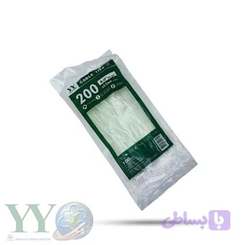 بست کمربندی وای وای 20 سانتی 3.6 میلیمتر تایوانی برند YY | مدل TSL-200-I — تصویر 1