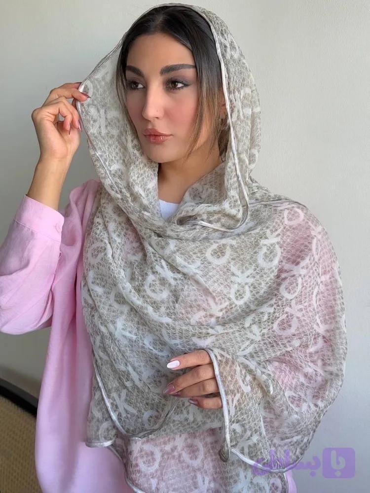 شال حریر مجلسی وارداتی ck در 6رنگ پاستیلی
