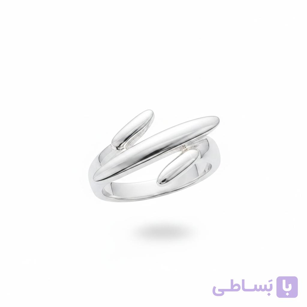 انگشتر استیل با طرح مدرن
