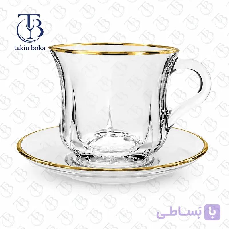 فنجان نعلبکی بلینک مکس – مدل KTZB60 – لب طلا