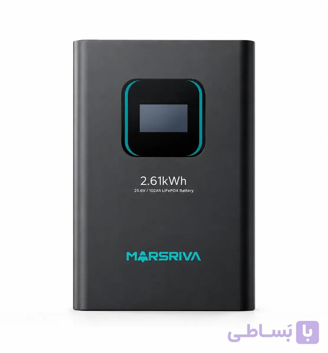 باتری لیتیوم فسفات آهن MARSRIVA مدل MR-LFP24-100-WMD ظرفیت 2.61kWh — تصویر 1
