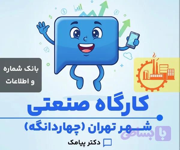بانک شماره و اطلاعات کارگاه های صنعتی چهاردانگه تهران (۸۷ شماره) — تصویر 1